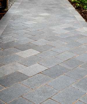 Natural Stone Block Paver - Ebony