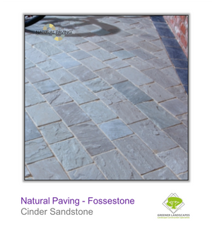 Natural Stone Block Paving - Cinder