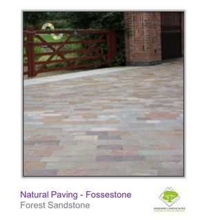 Natural Stone Block Paver - Forest