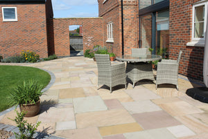 Open image in slideshow, Harvest - Classic Indian Sandstone (Also known as Buff or Rippon Buff)
